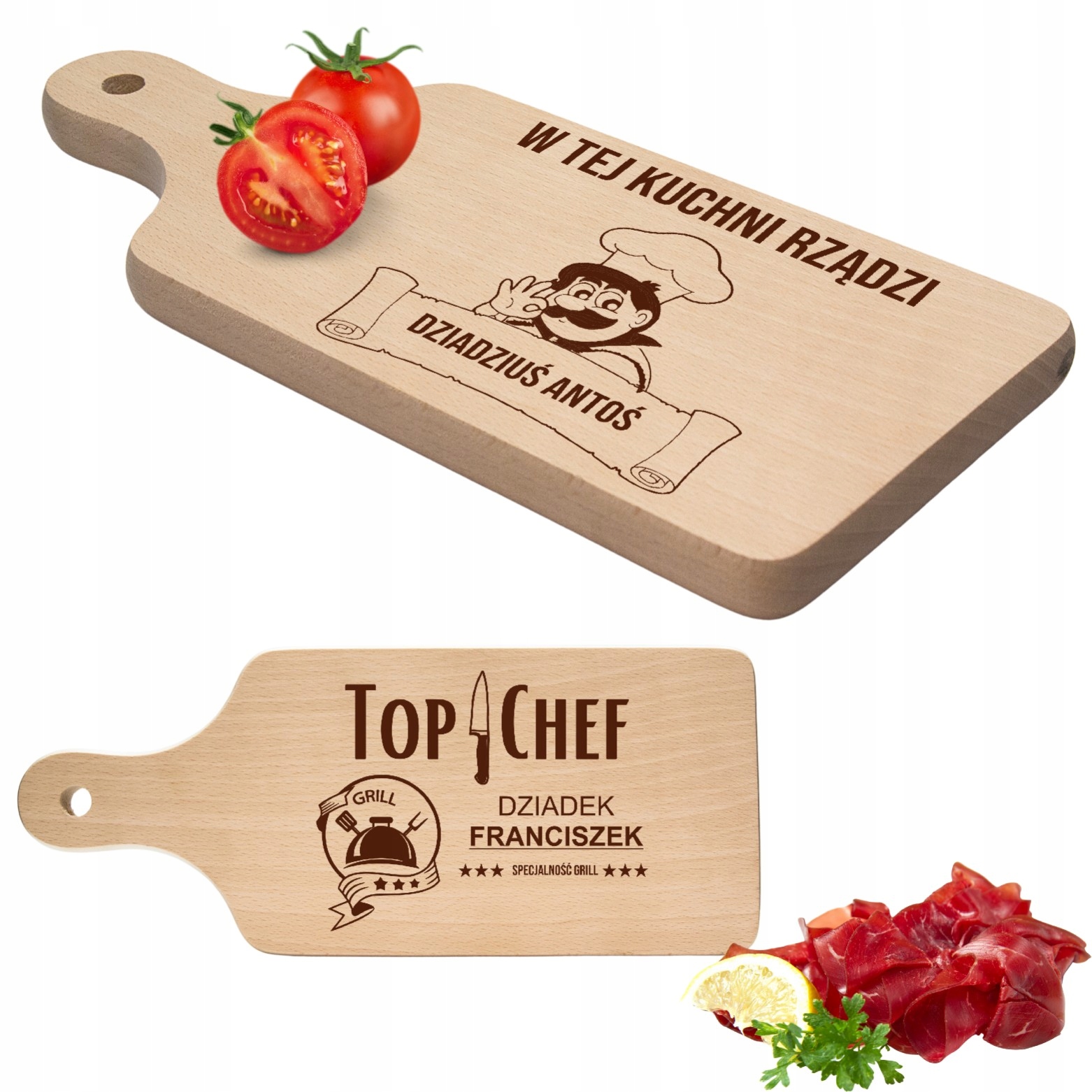 Kuchyňské Prkénko Na Krájení Ke Den Prarodičů, Pro Maminku A Tatínka S Gravírováním