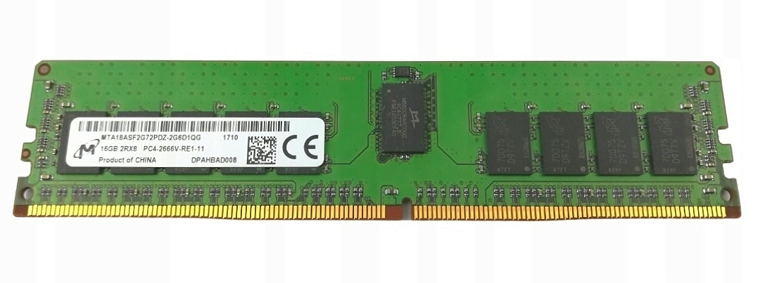 

Pamięć Micron 16GB DDR4 2666MHz Rdimm Ecc serwer