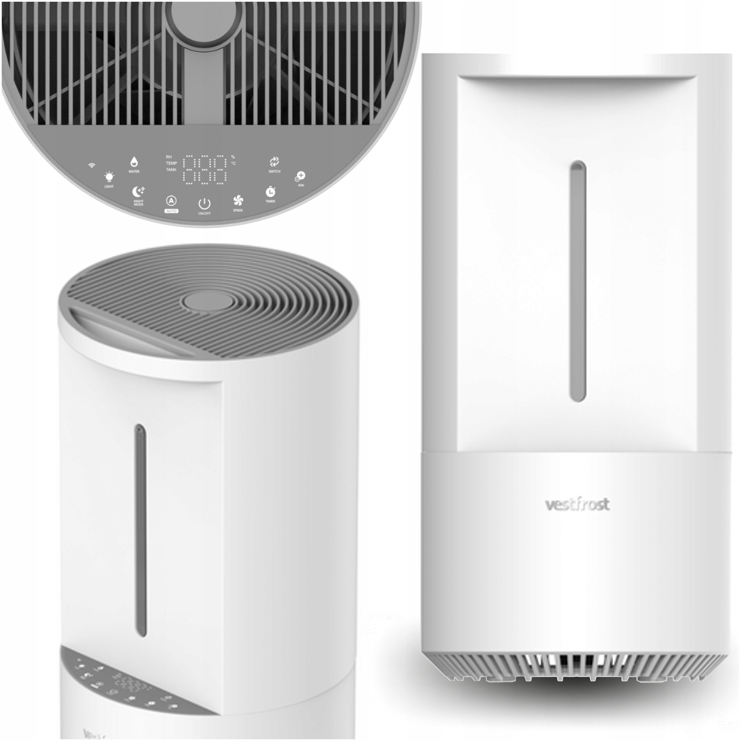 Zvlhčovač vzduchu Vestfrost VPH2I60WH ionty stříbra Bonus