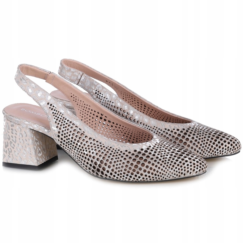 Dámské lodičky s odkrytou patou Bombonella 8T G064 24-0250 2039-3 VEL.40