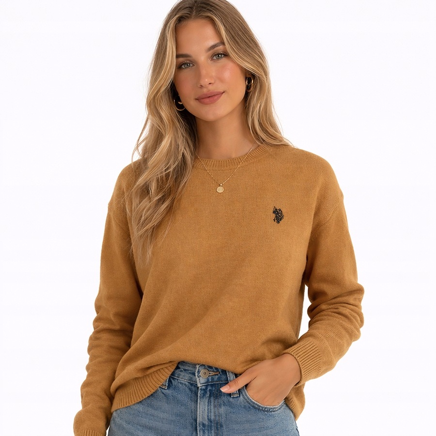 Dámský svetr U.s. Polo Assn. US423730661 Hnědá L