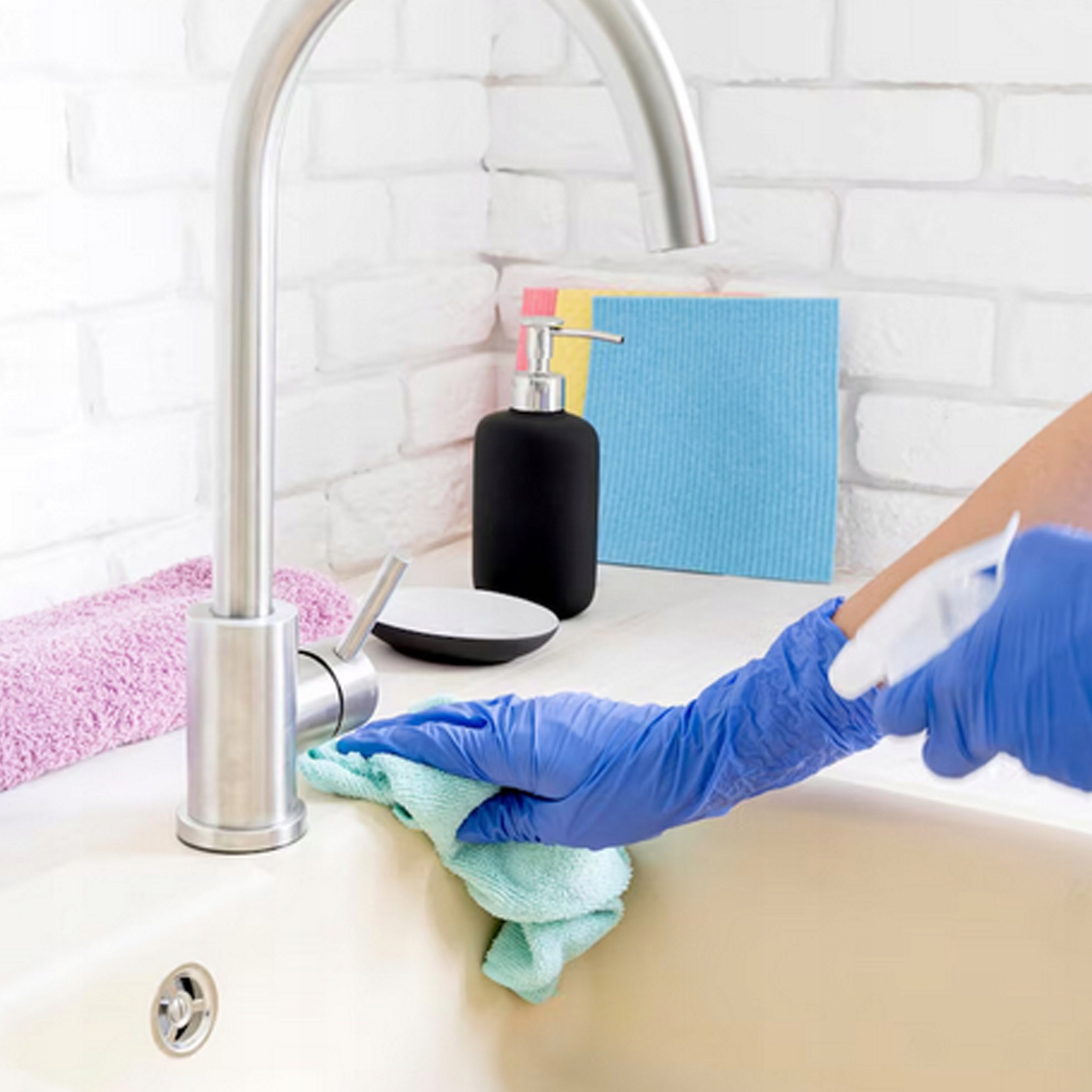 Zestaw do pielęgnacji mycie zlewozmywak z granitu Kolor inny kolor