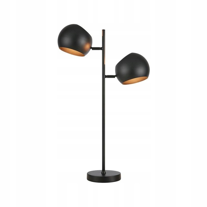 Stolní Lampa Kovová Koule Markslojd Edgar 108691 Černá Zlatá