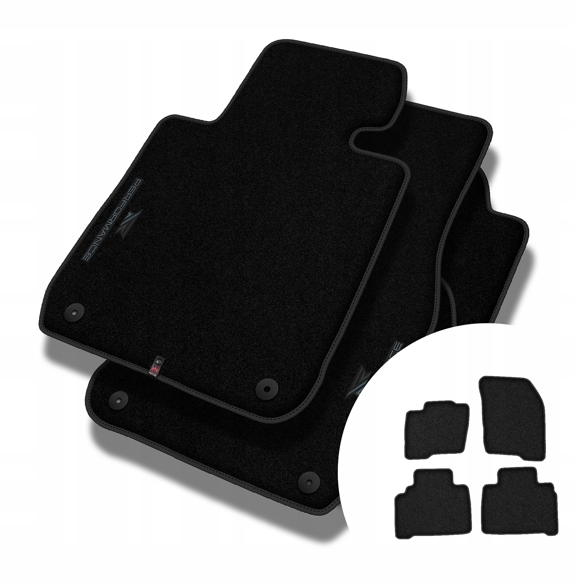 Velúrové koberčeky Performance Premium pre Ford S-max II 2010-2019