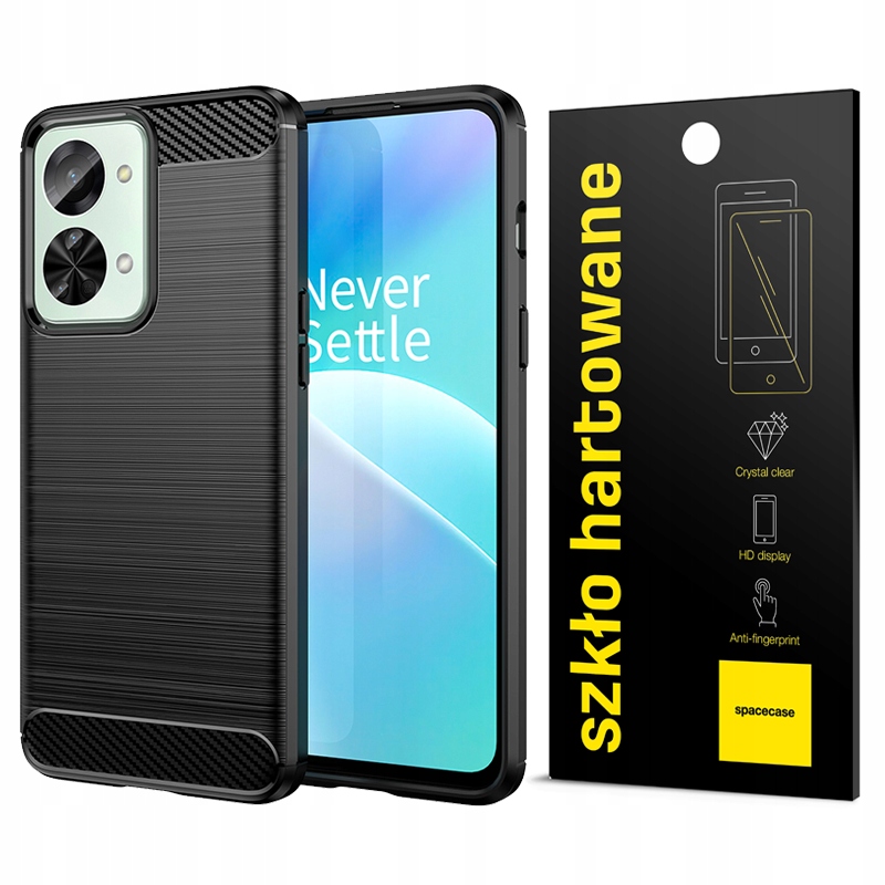 

Etui Case Carbon Do Oneplus Nord 2T Pełne Szkło