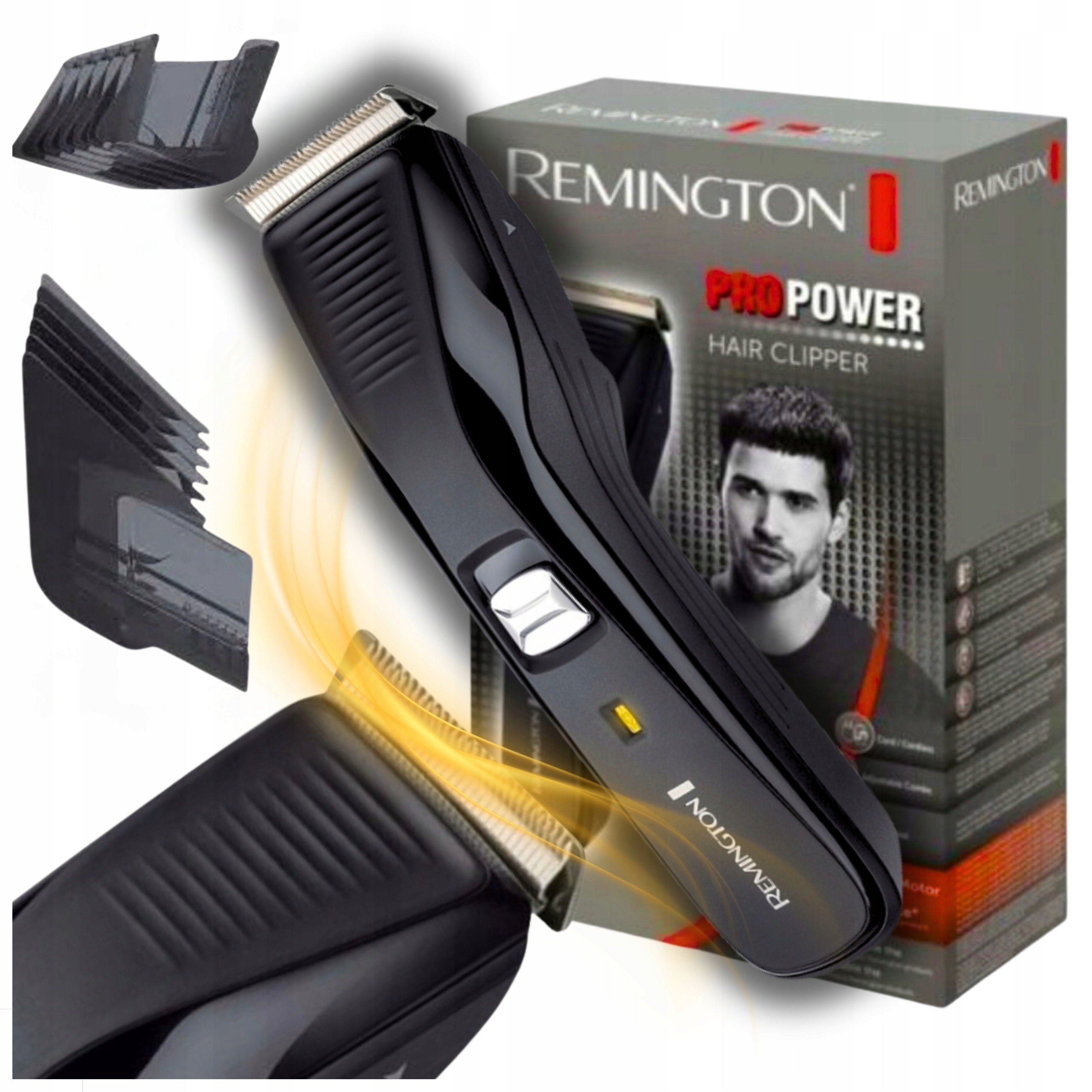 Maszynka Do Włosów Remington Sieciowo Akumulatorowa Profesjonalna Mocna