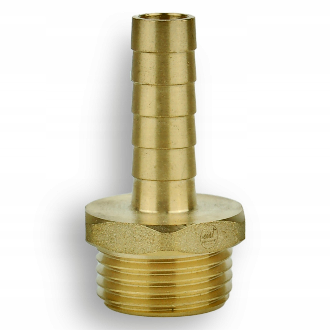 Końcówka do gazu 9mm x Gz 1/2 Nypel do węża 9mm GZ1/2 Mosiąd