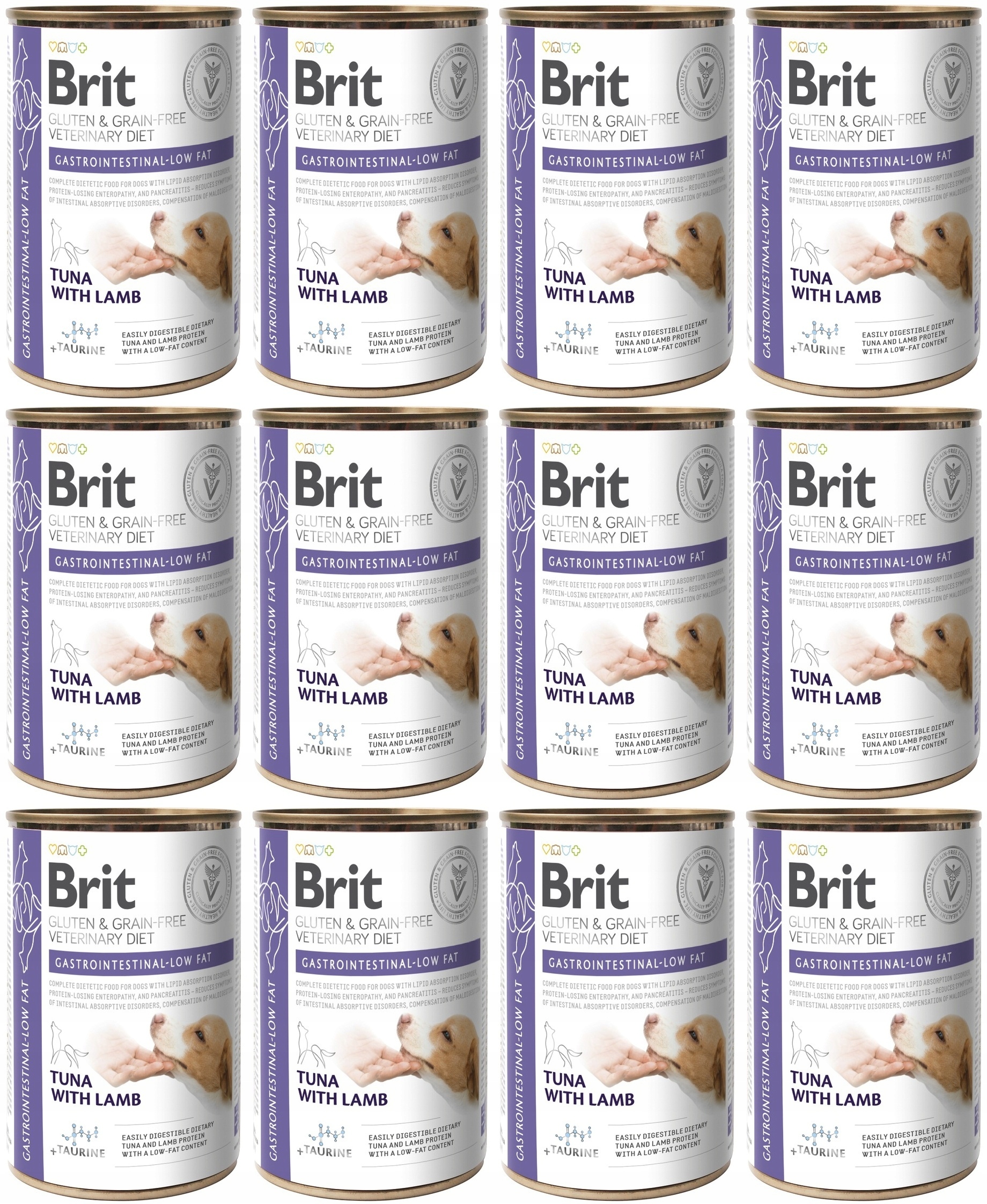 Levně Brit Veterinary Diet Gastrointestinal Low Fat 12 x 400 g