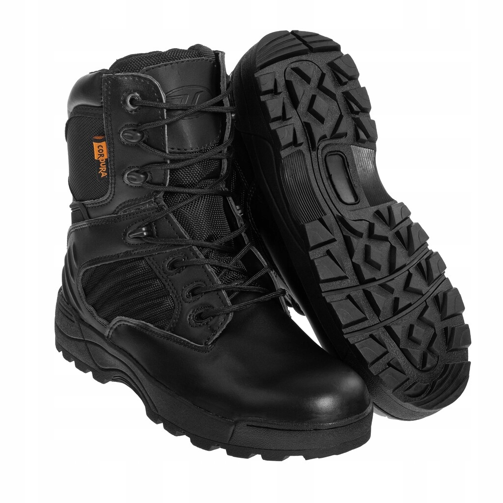 Buty taktyczne wojskowe męskie wysokie Highlander Forces Echo Black 40