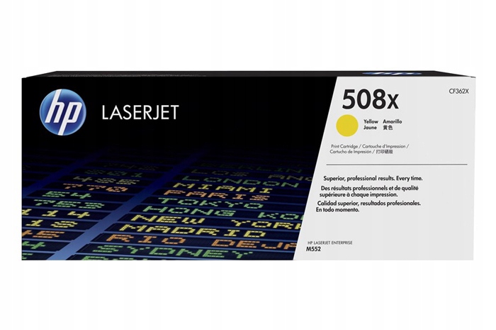 Originálny toner Yellow Hp Color LaserJet Enterprise M552 (508X CF362X)
