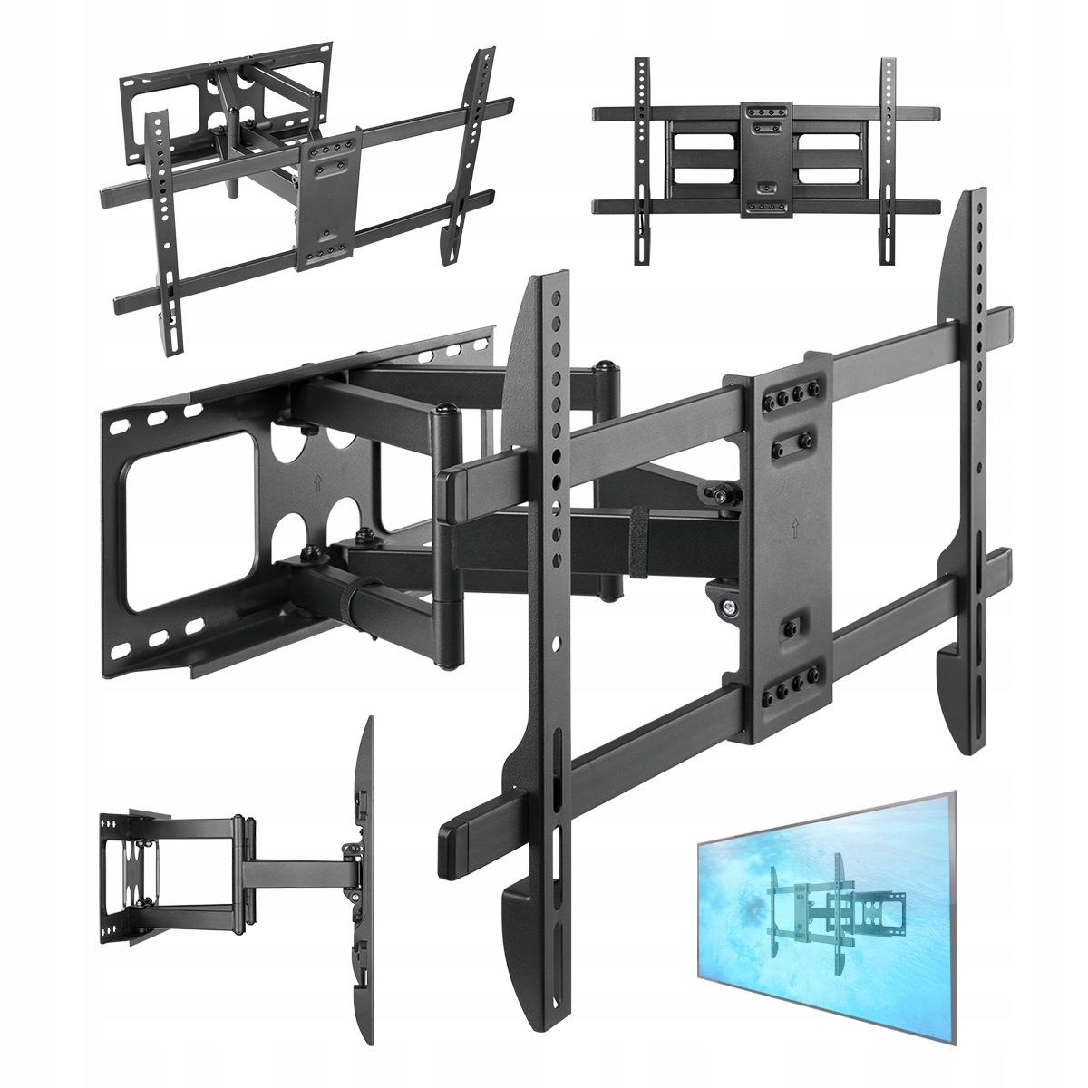 Nástěnné Pohyblivé Otočné Rameno Pro Televizor OLED65C45LA Lg, Robustní