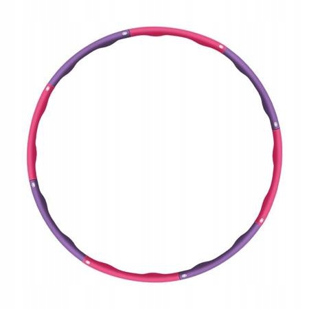 HULA HOP TOPSLIM SKŁADANY RÓŻOWO-FIOLETOWY 95 CM