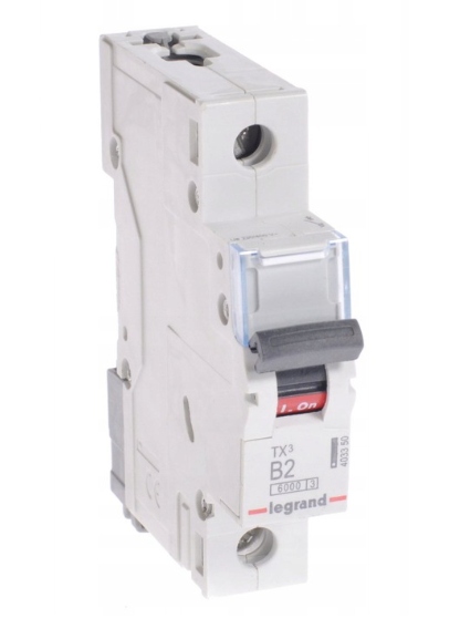 

Legrand Wyłącznik Nadprądowy TX3 1P B2A S301