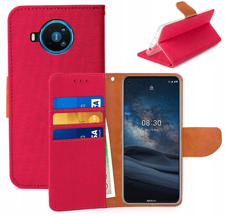 

Etui Portfel Canvas Do Nokia 8.3 5G
