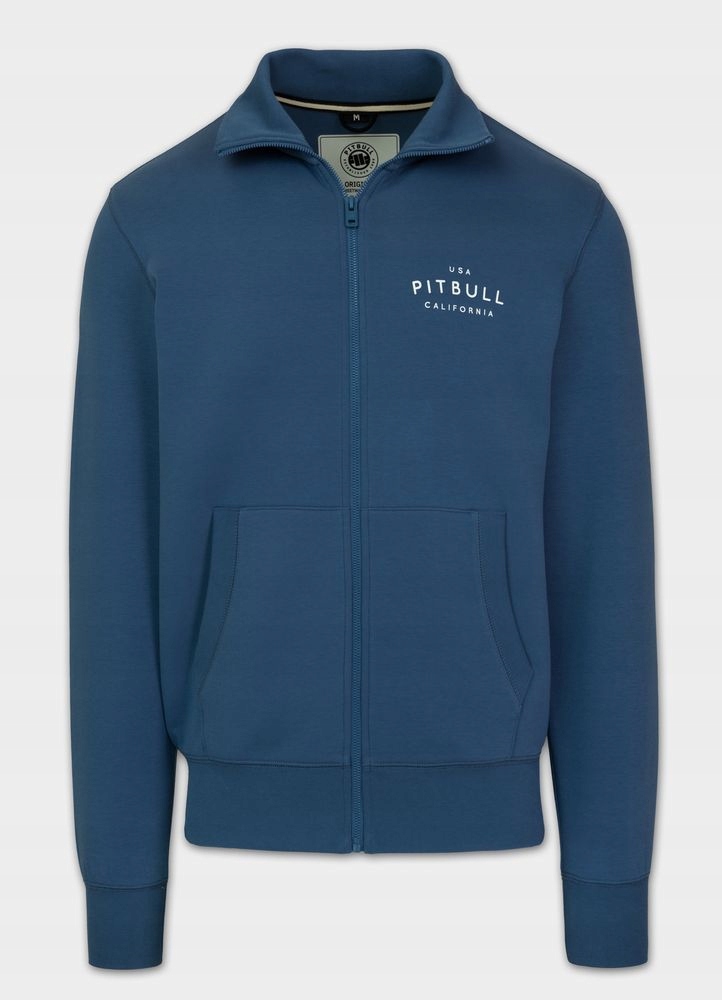 Pánská Rozepínací Mikina Pitbull Sampson Denní na zip se stojáčkem Hladká