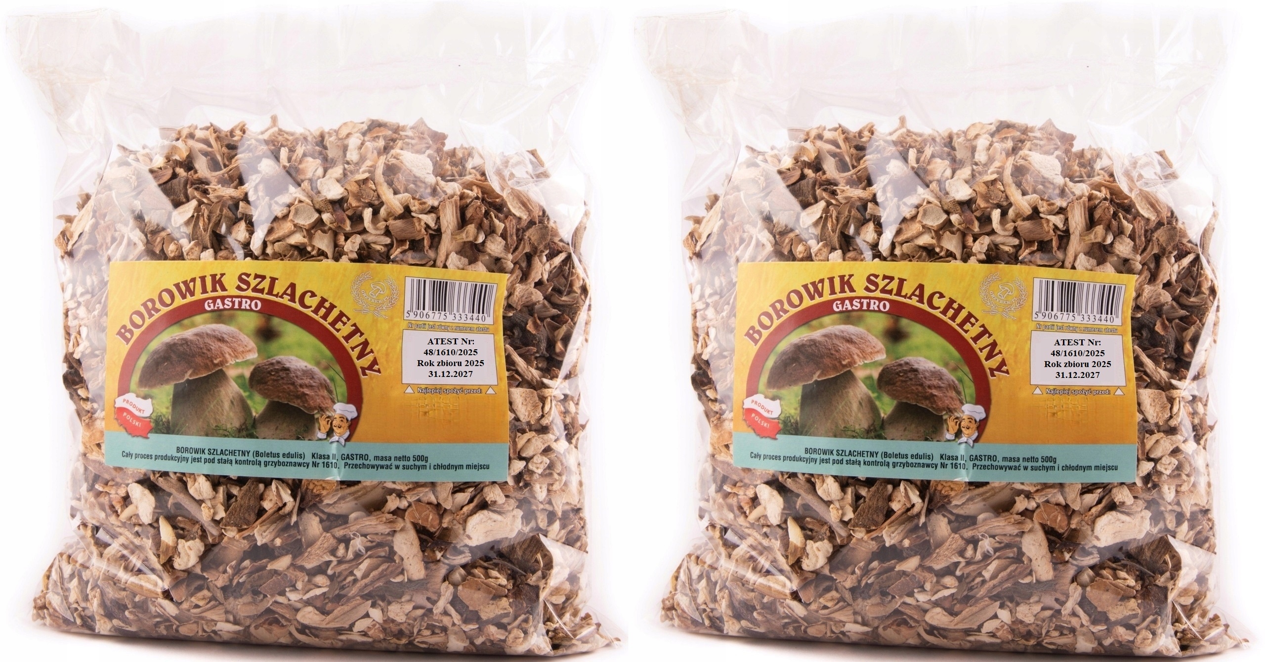 Borowik Gastro 10kg Nová Sbírka 2025 Polský Atest lesní sušené houby