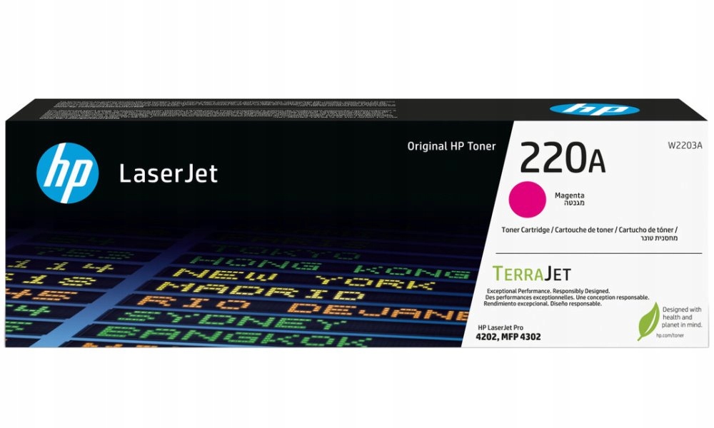 Hp toner 220A Purpurový 1800str. (W2203A) pro Color LaserJet Pro 4202de