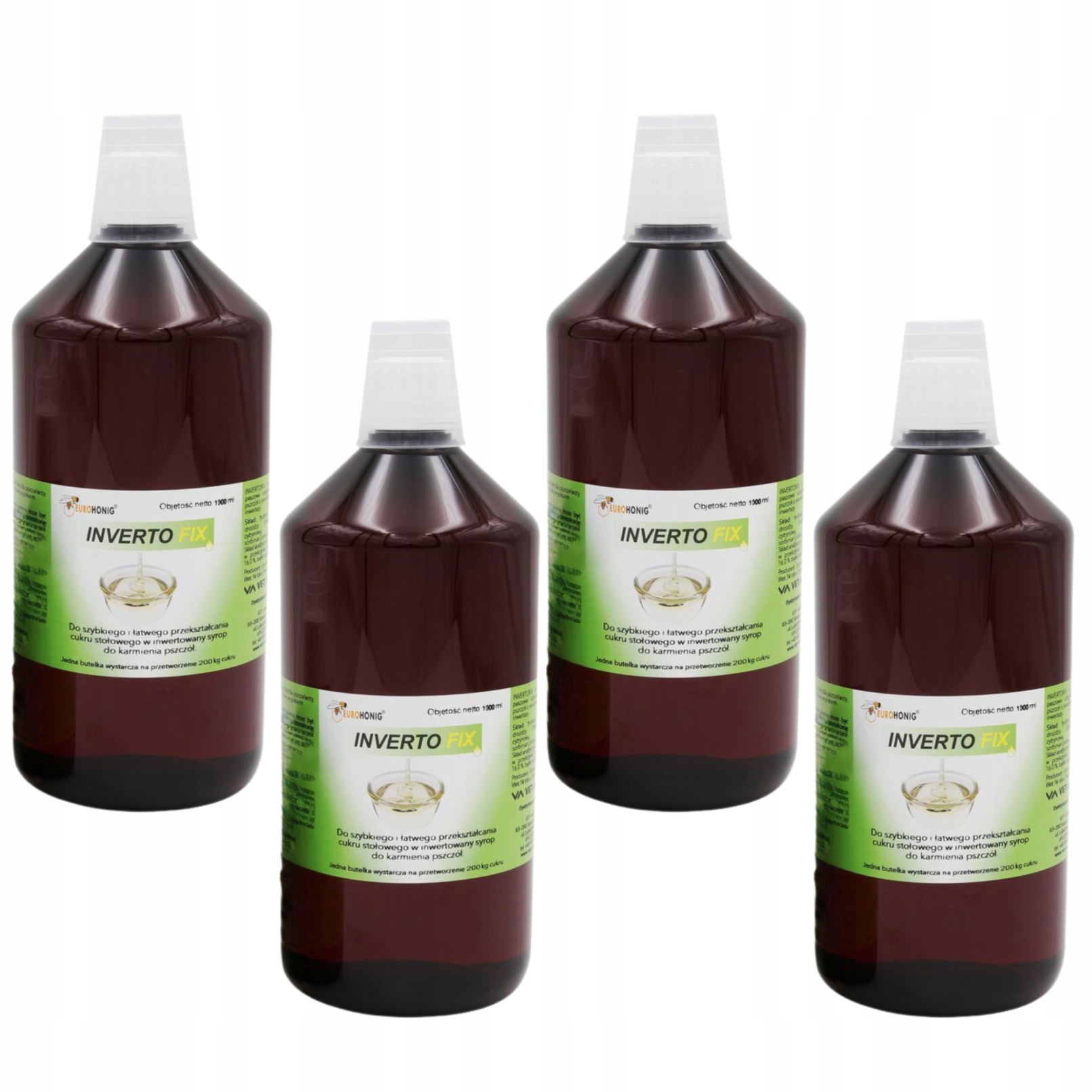 Invertofix 4 x 1L na výrobu invertného sirupu s enzýmami Na 800 kg Cukru