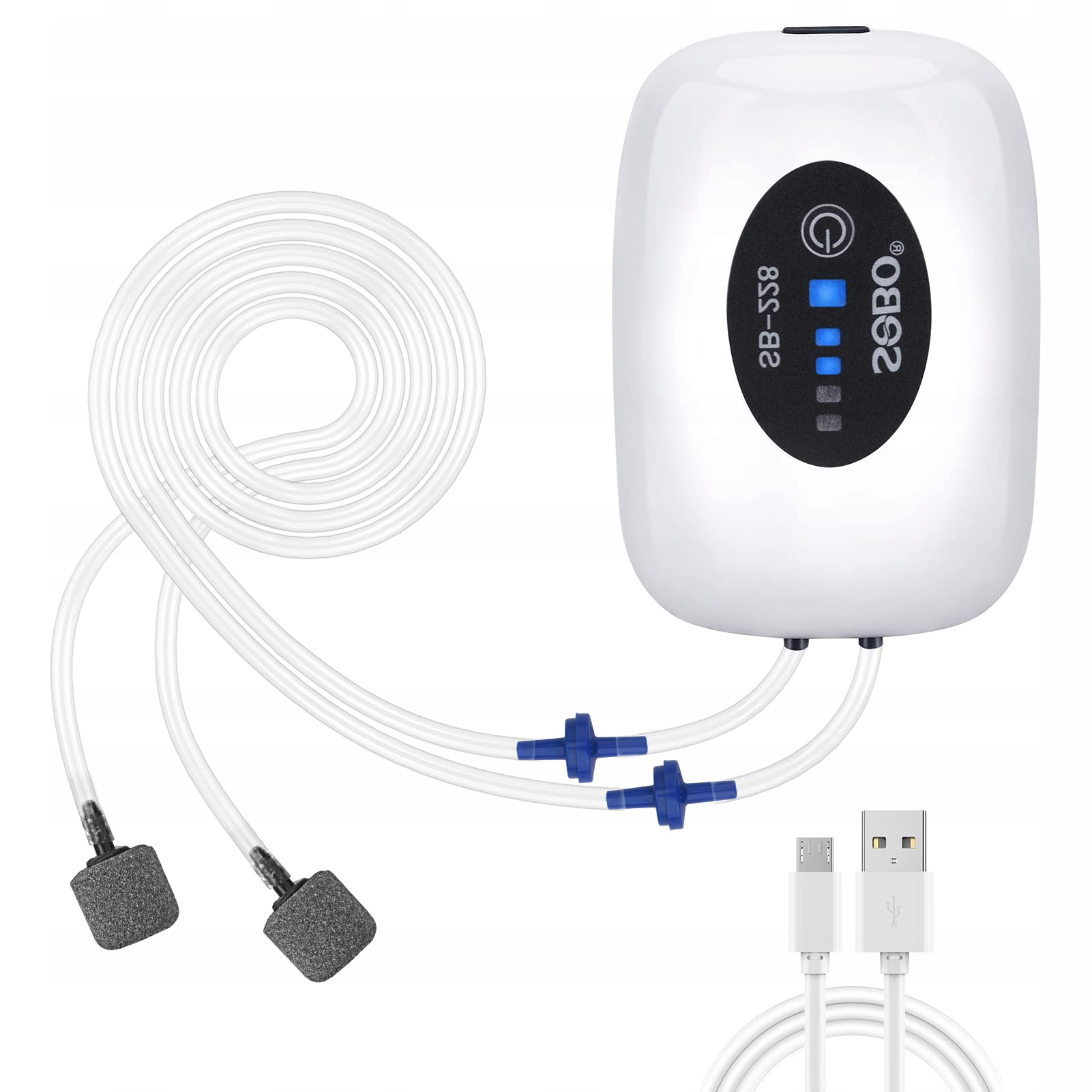 4800 mAh Vzduchová Pumpa Do Akvária S Regulací Výkonu
