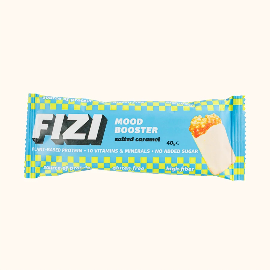 Fizi Baton Wegański Mood Booster Salted Caramel 65 Sztuk x 40 g