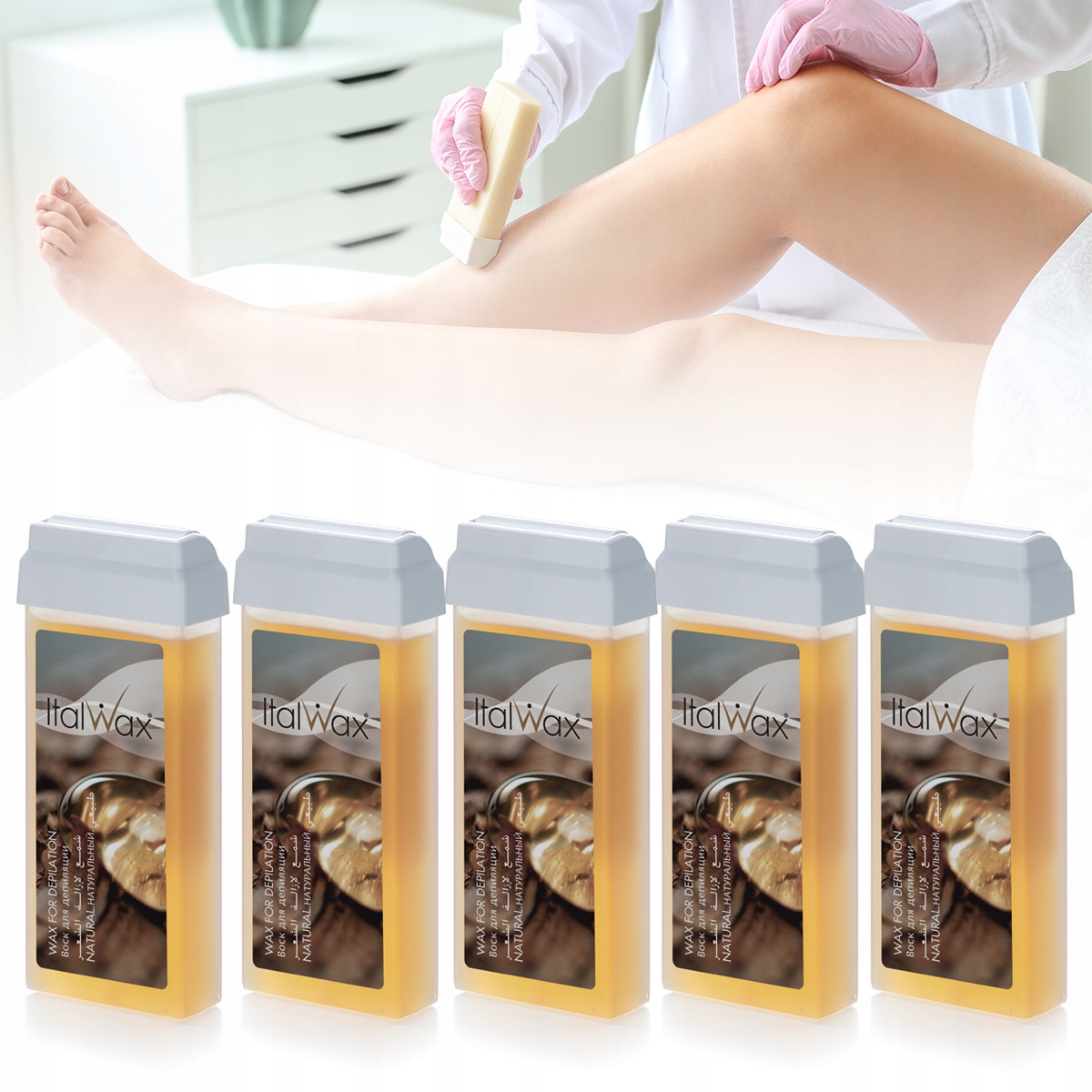 

Depilacja 4+1 Wosk w rolce ItalWax Natural