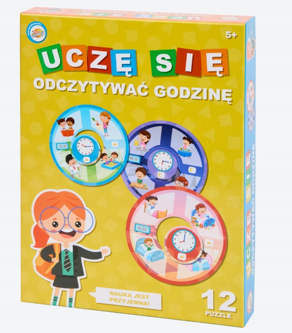 Gra planszowa Uczę się Toy Universe nauka zegarka