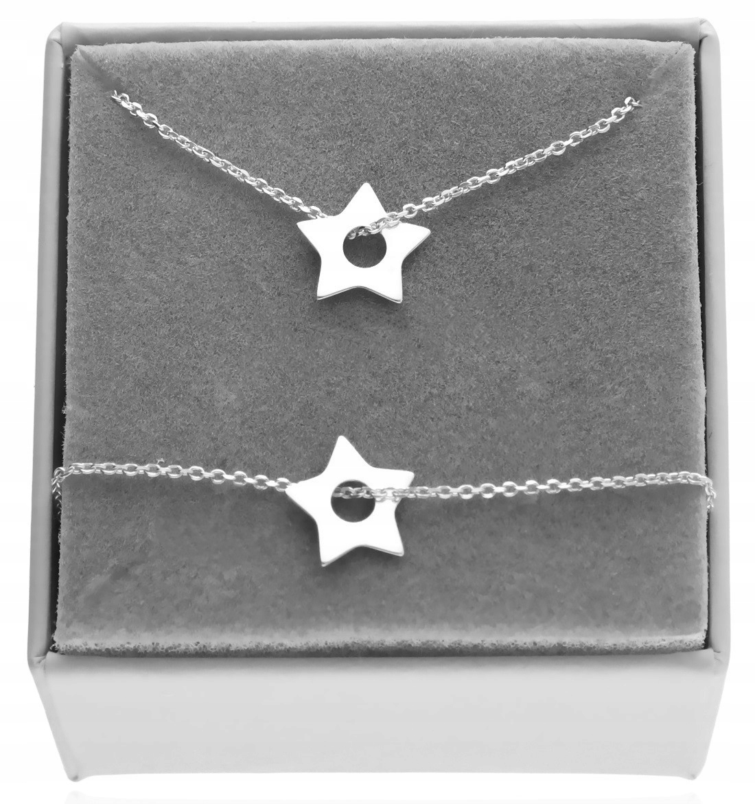 Sada stříbrných šperků s hvězdičkami Celebrita Hvězdička stříbro 925 45 cm