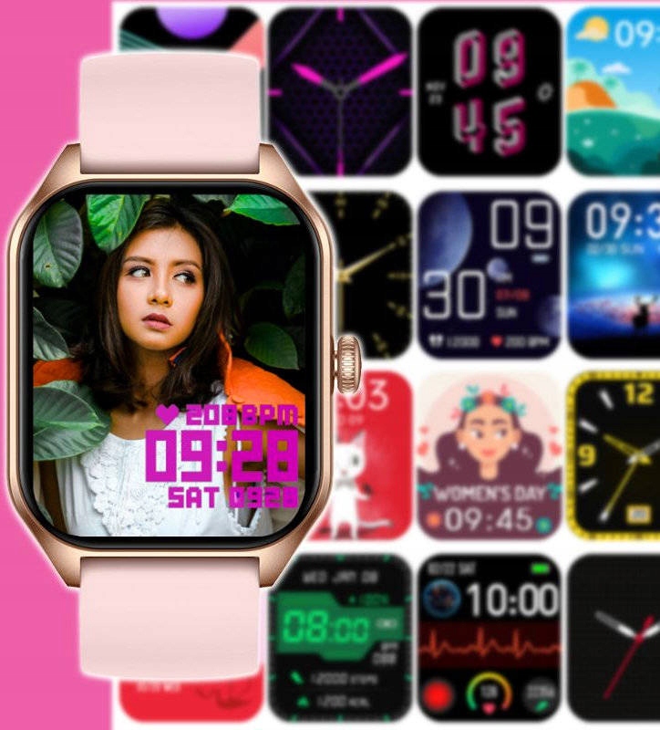 SMARTWATCH RUBICON RNCF03 ROZMOWY PULS TĘTNO CALL Kolor czarny