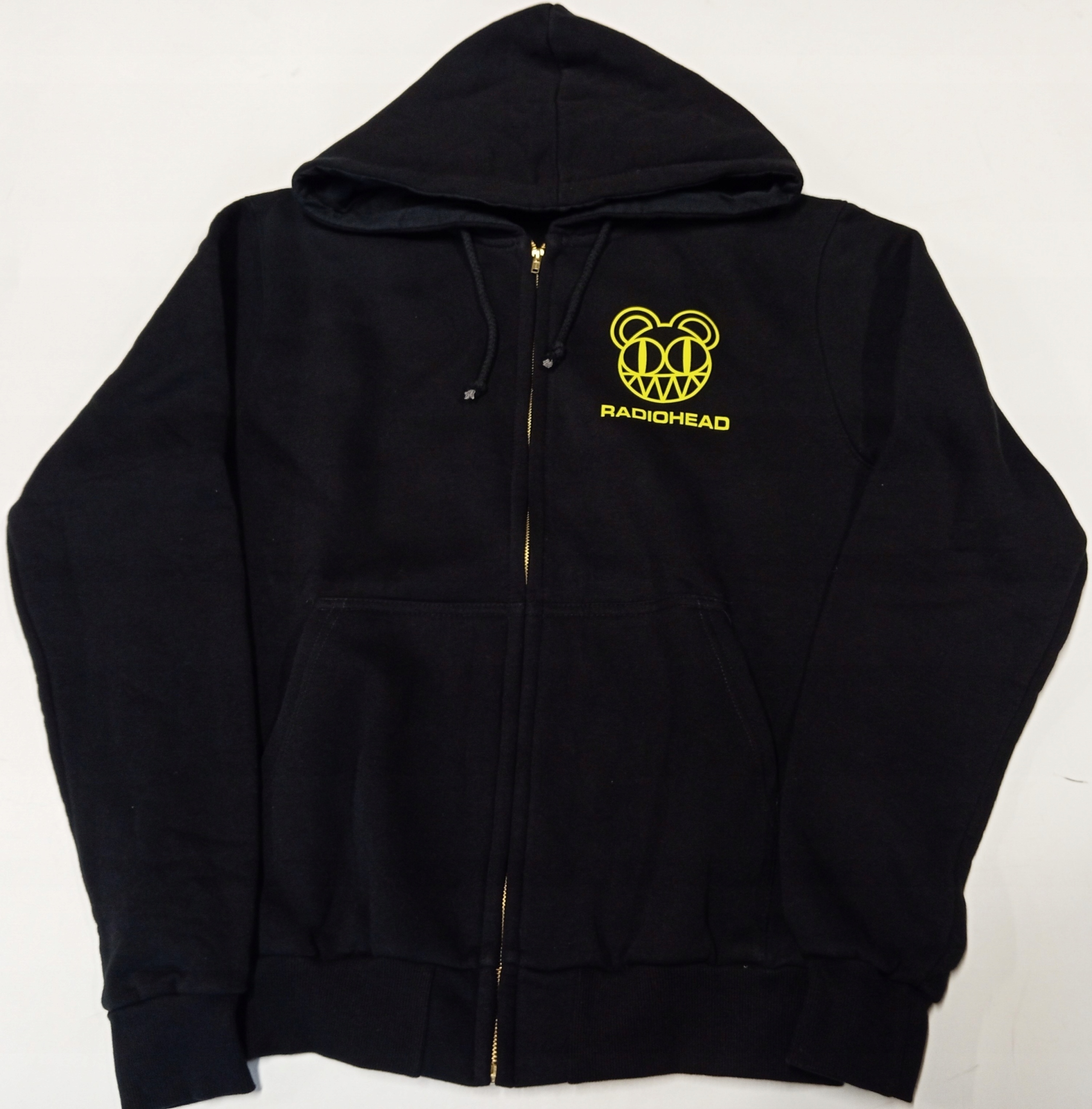 Radiohead rock mikina s kapucí zip S