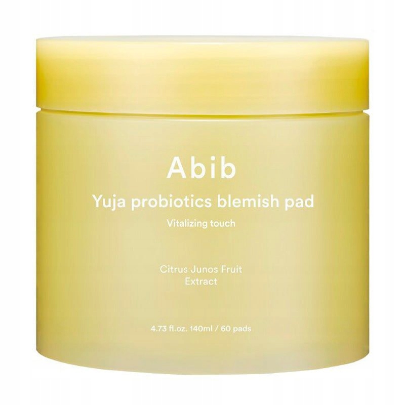 Abib Yuja Probiotics Blemish Pad Vitalizační Pleťové Polštářky 60 Ks