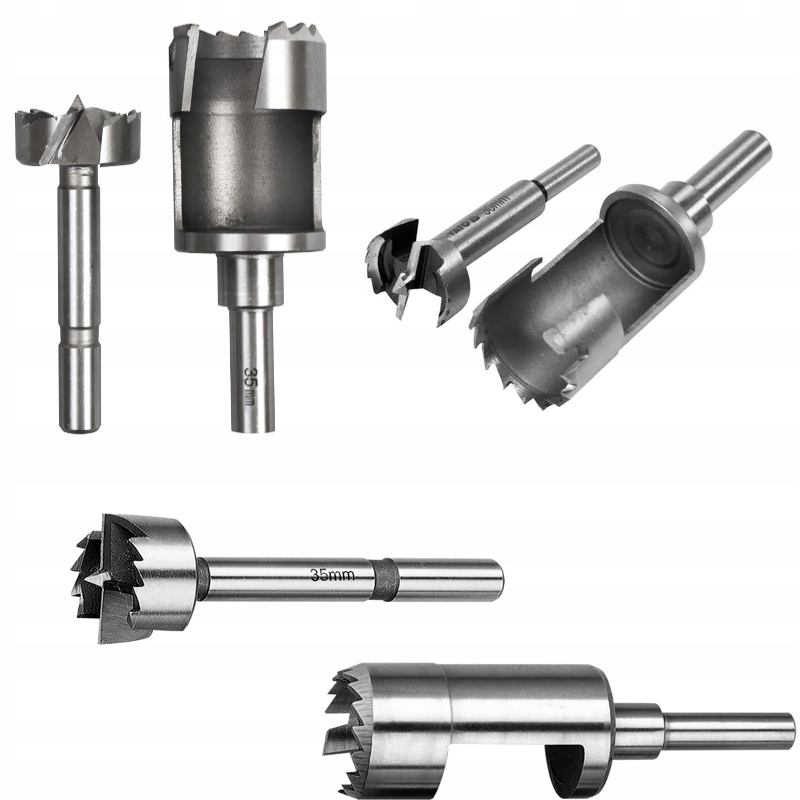 Zestaw sękownik flekownik 35mm wiertło do zaślepek drewno Drel