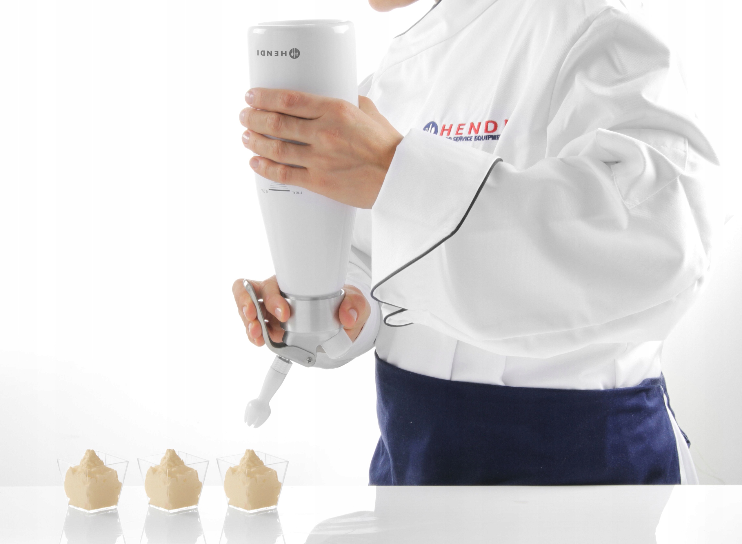 Syfon do bitej śmietany 0,25 l HENDI Pojemność syfonu 0.25 l