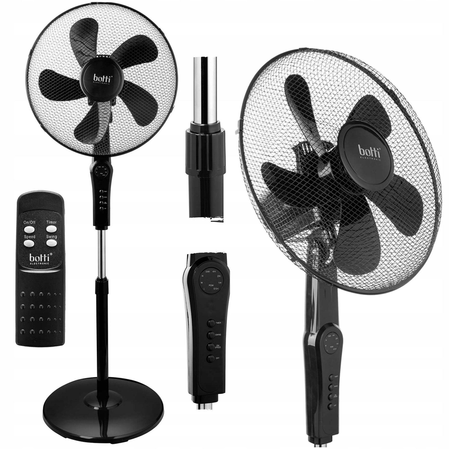 

Wentylator Wiatrak Podłogowy Botti Z Pilotem 126CM