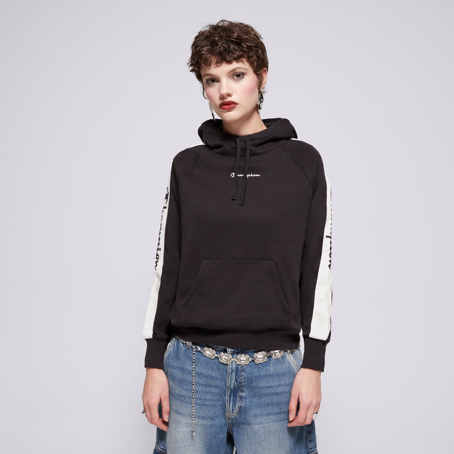 Mikina S Kapucí Champion Hooded Sweatshirt Xs