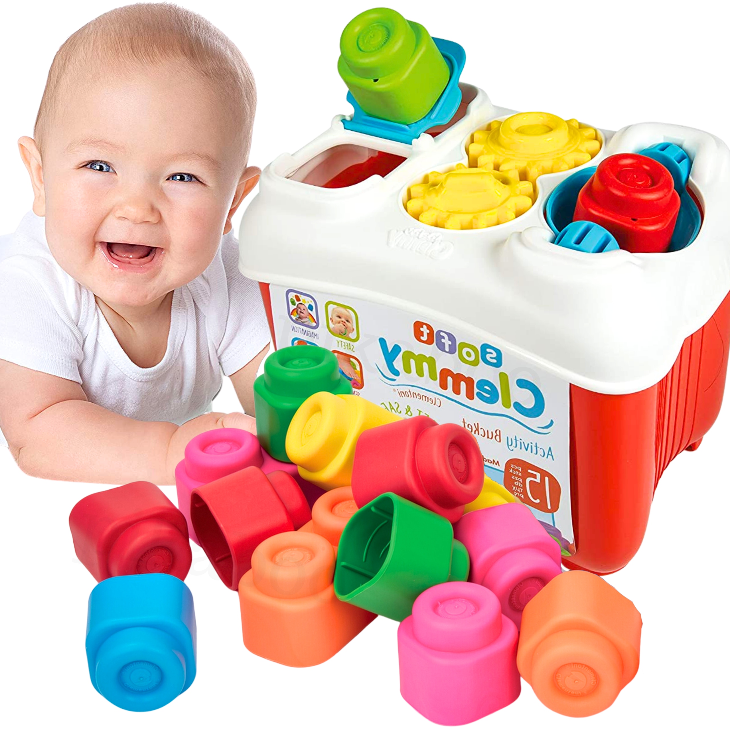 

Na Roczek Duże Klocki Sensoryczne Sorter