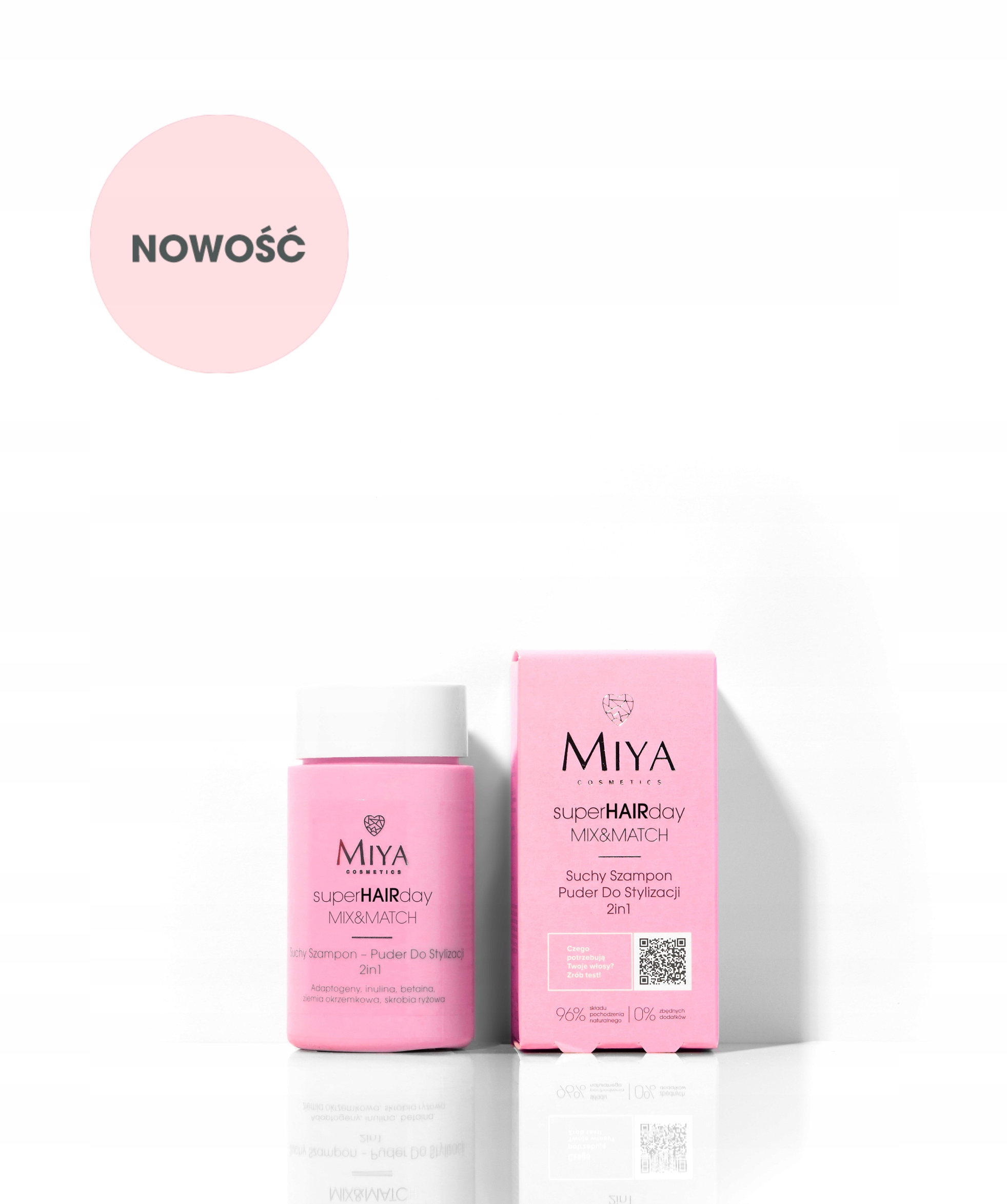 MIYA SUCHY SZAMPON PUDER DO STYLIZACJI WŁOSÓW Stan opakowania oryginalne