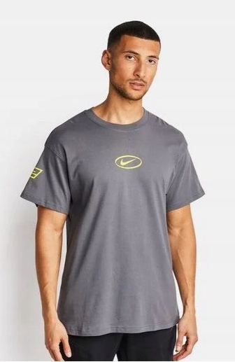Koszulka Męska szara T- shirt Nike Sportswear Central HJ3969-021 r. XL