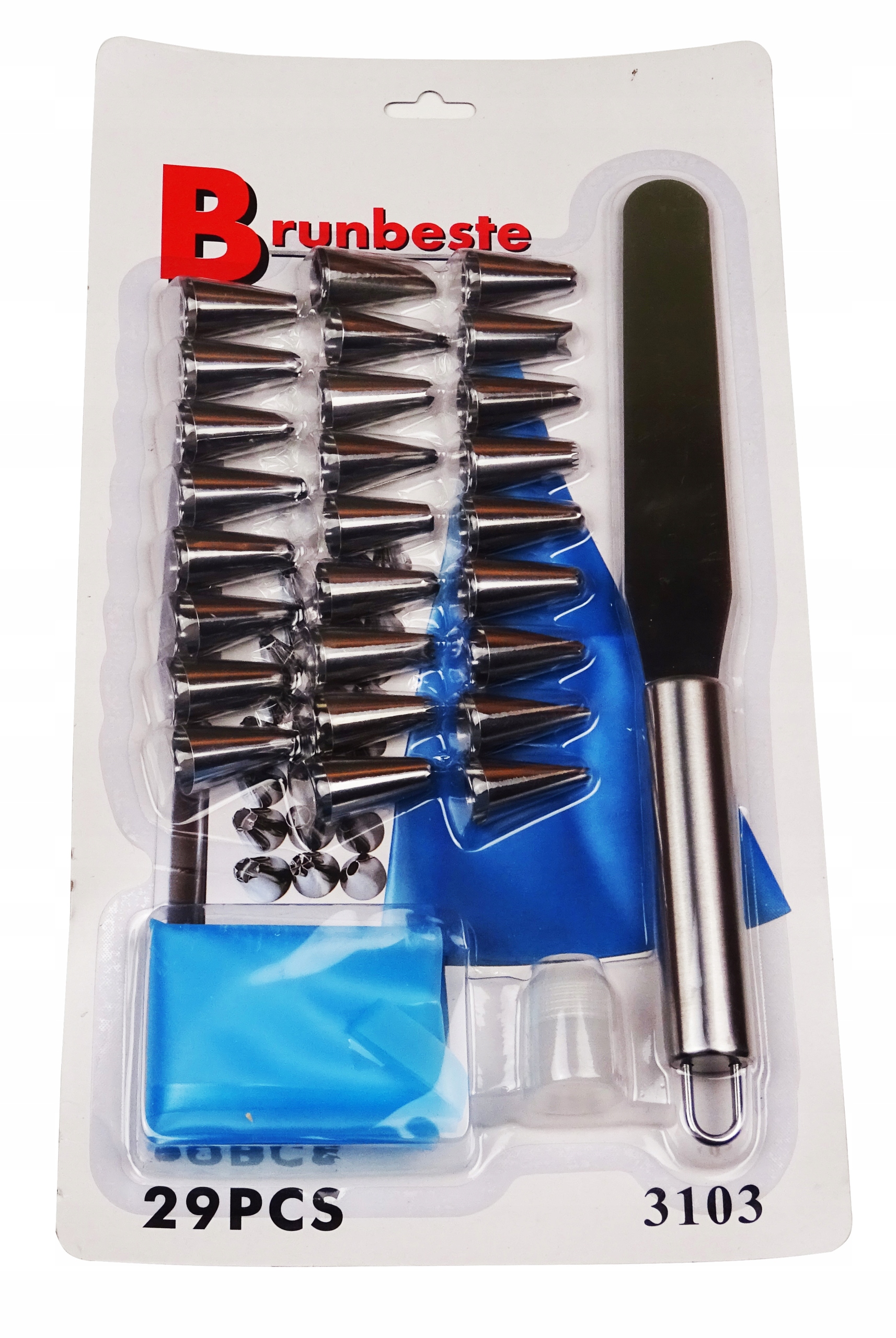 TYLKI CUKIERNICZE ZESTAW ADAPTER WOREK SZPATUŁKA