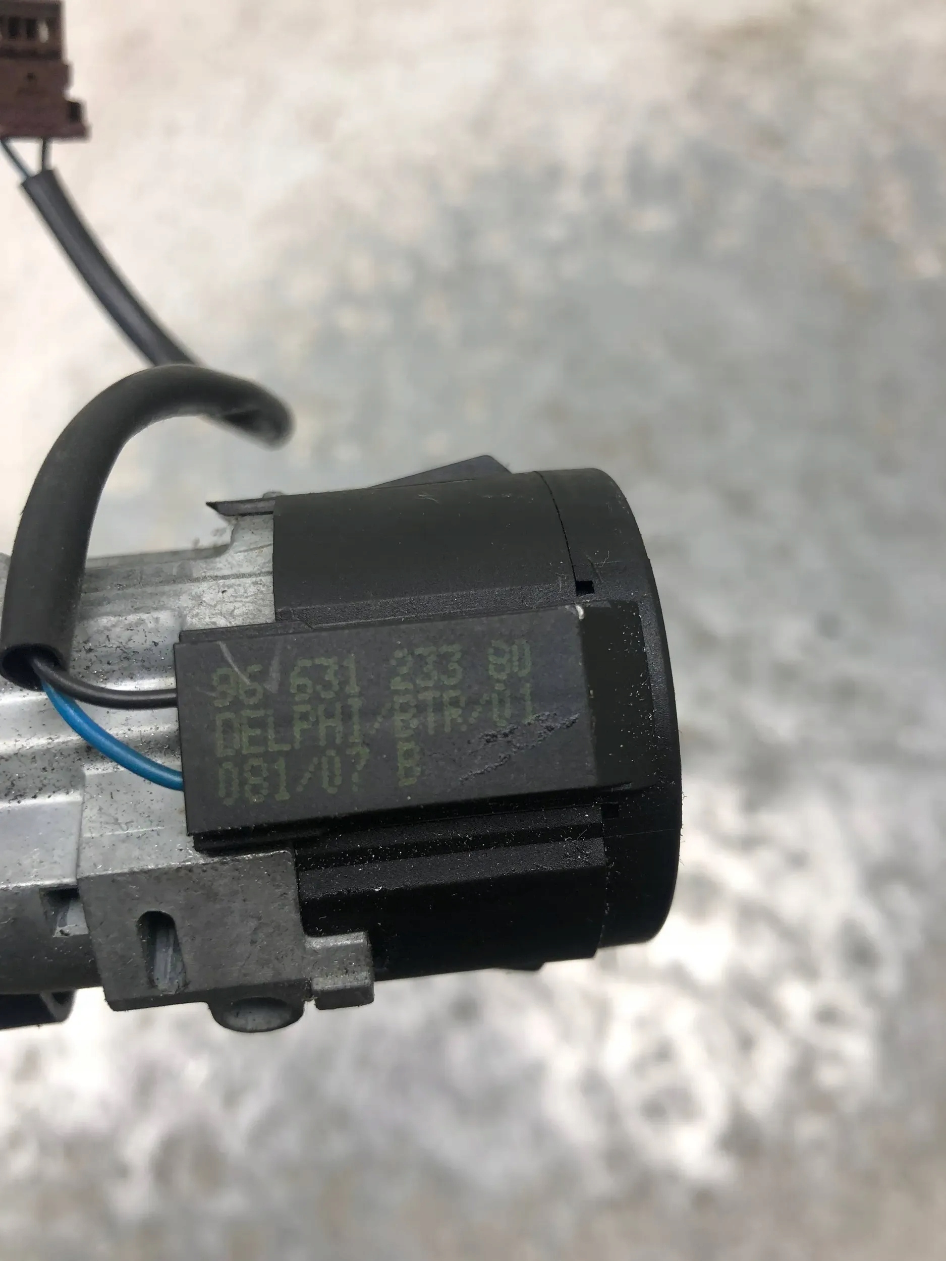 ignition + key CITROEN C4 and 9663123380