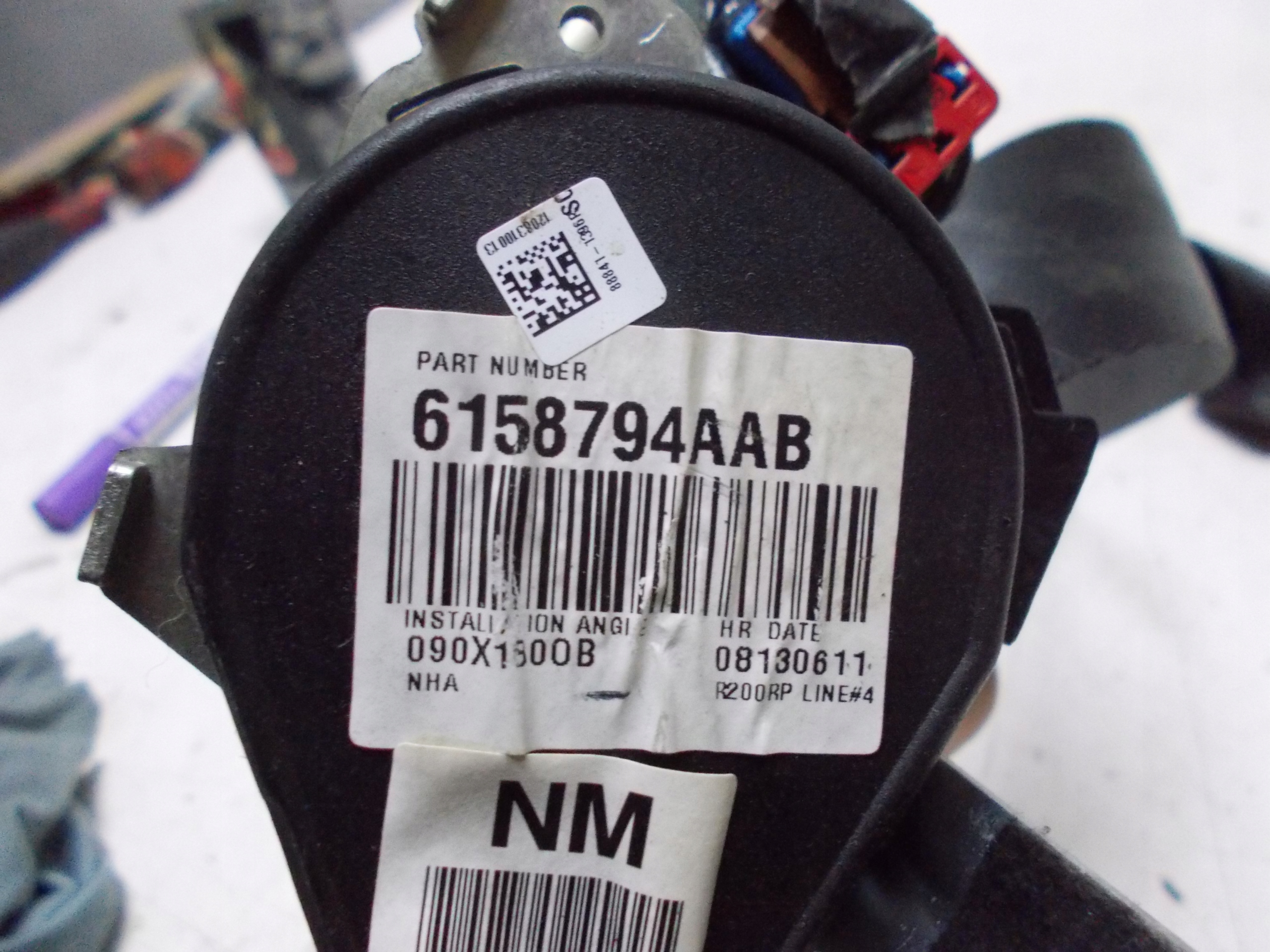 RENAULT LATITUDE 3.0 DCI 12R Gurten Sicherheits rechts heck 6158794AAB