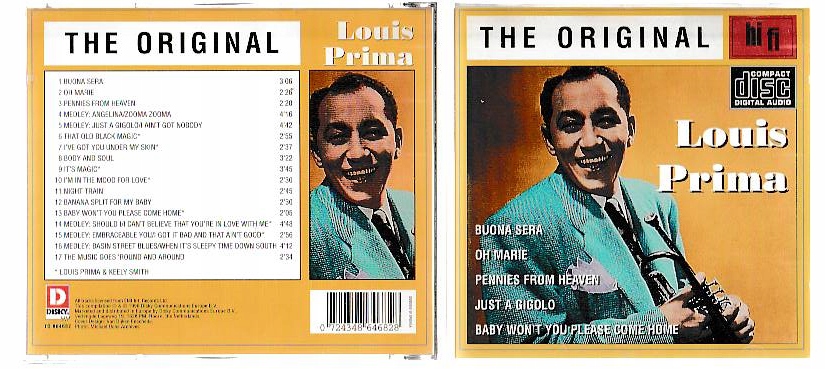 The Original Louis Prima - CD