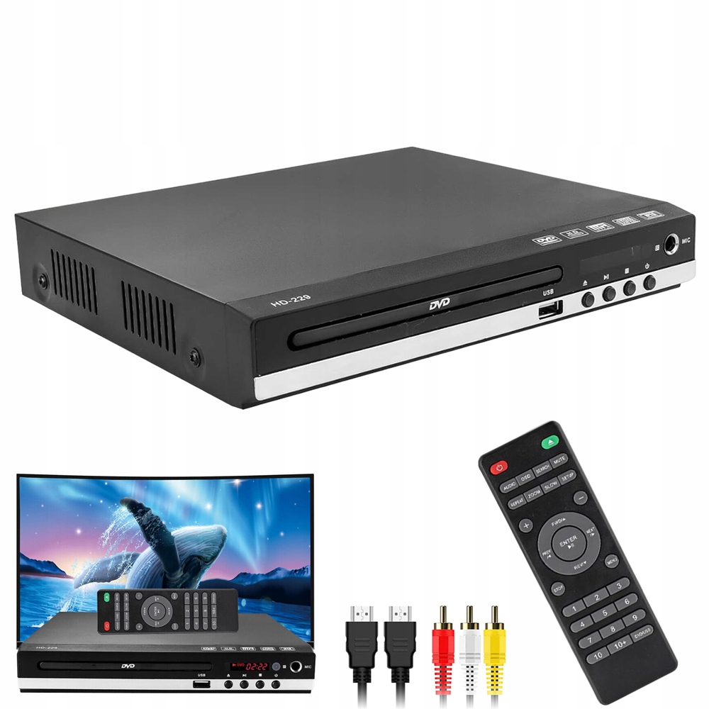 DVD Přehrávač CD S Výstupem Hdmi/av, DVD Přehrávač Hd 1080P