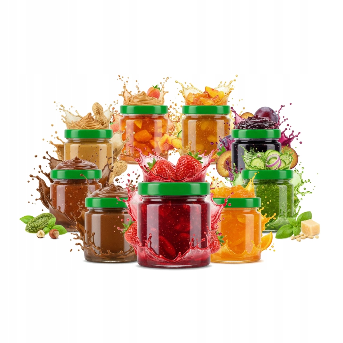 40 x Sklenice Atena 410 ml Sklenice Na Svíčky Džem Med Sada 40ks