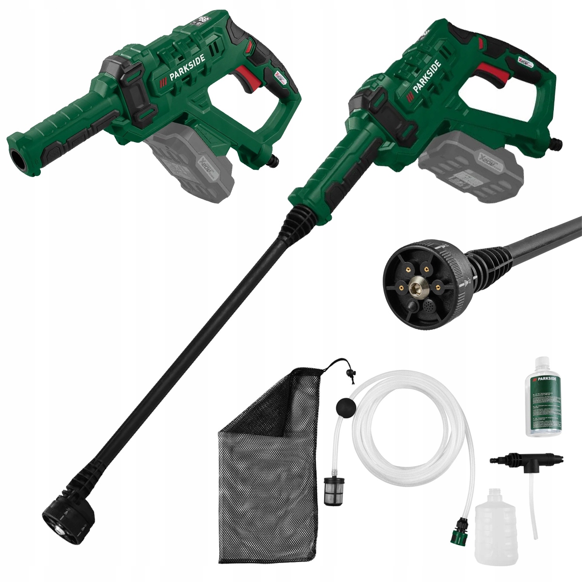 Akumulatorowa Myjka Ciśnieniowa Parkside Pdra D4 20V 25 Bar Dysza