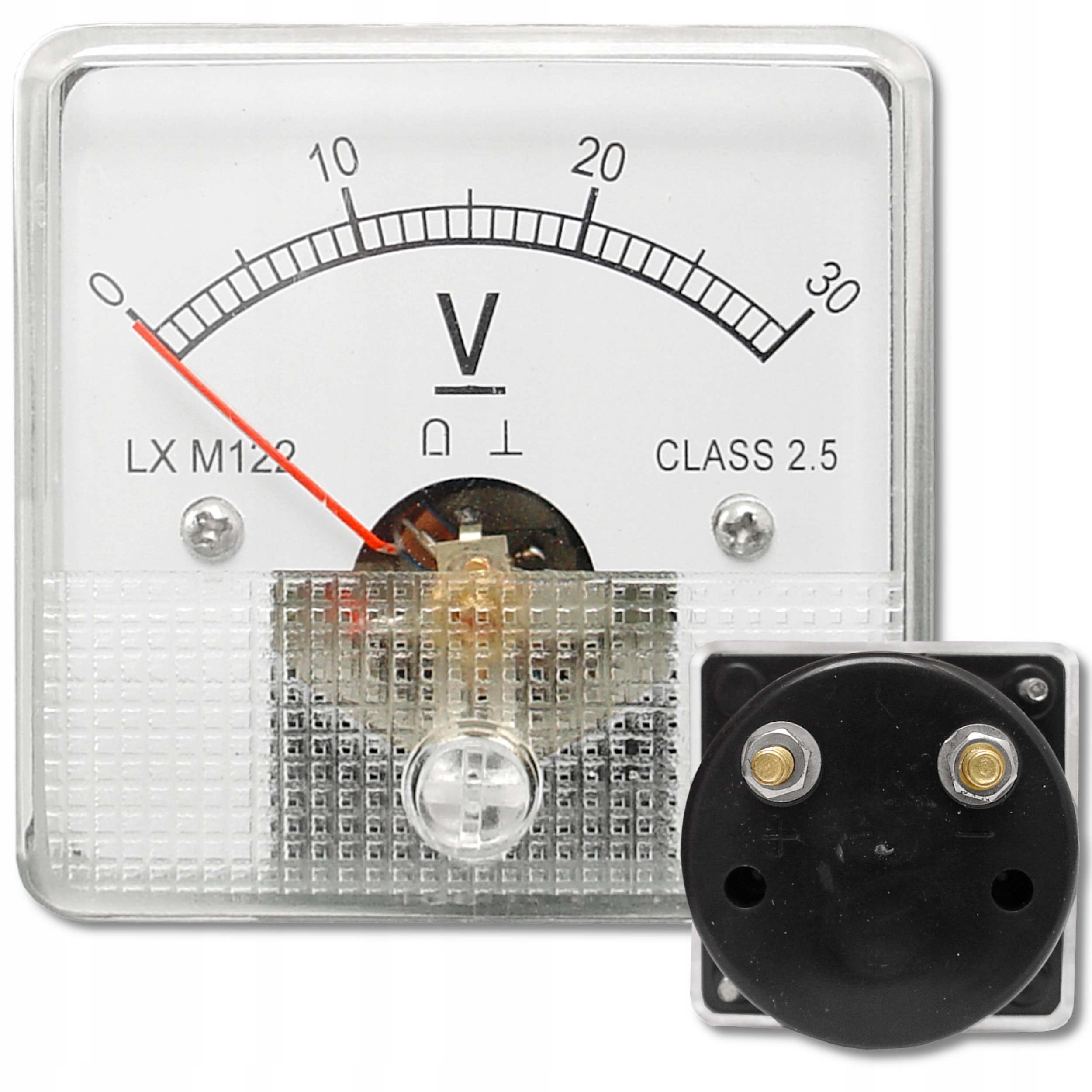 

Miernik Analogowy Woltomierz Kwadratowy 10V