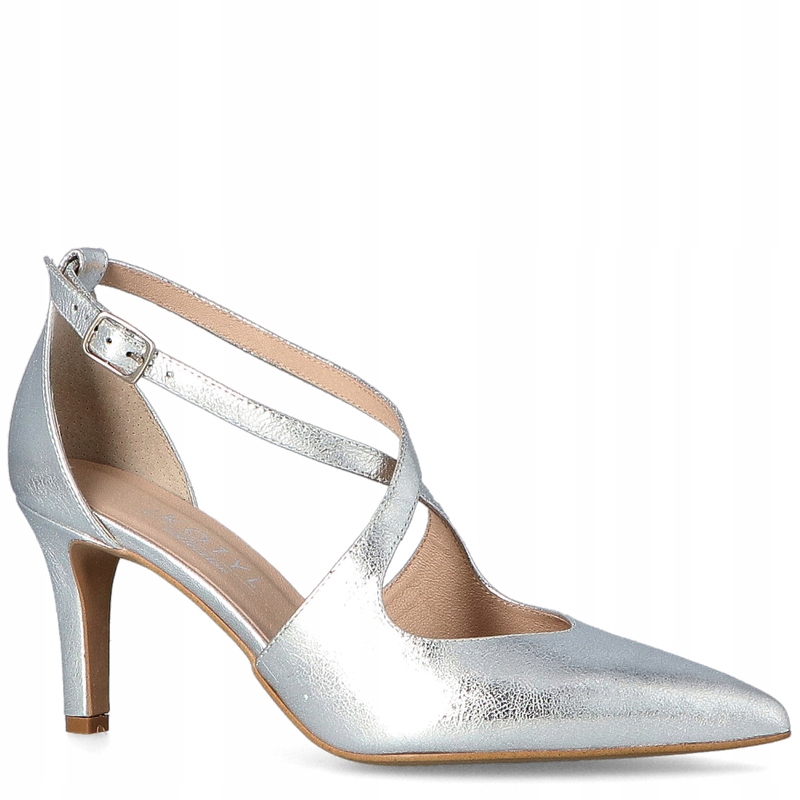 svatební lodičky Kotyl 3703 Stříbrné 40