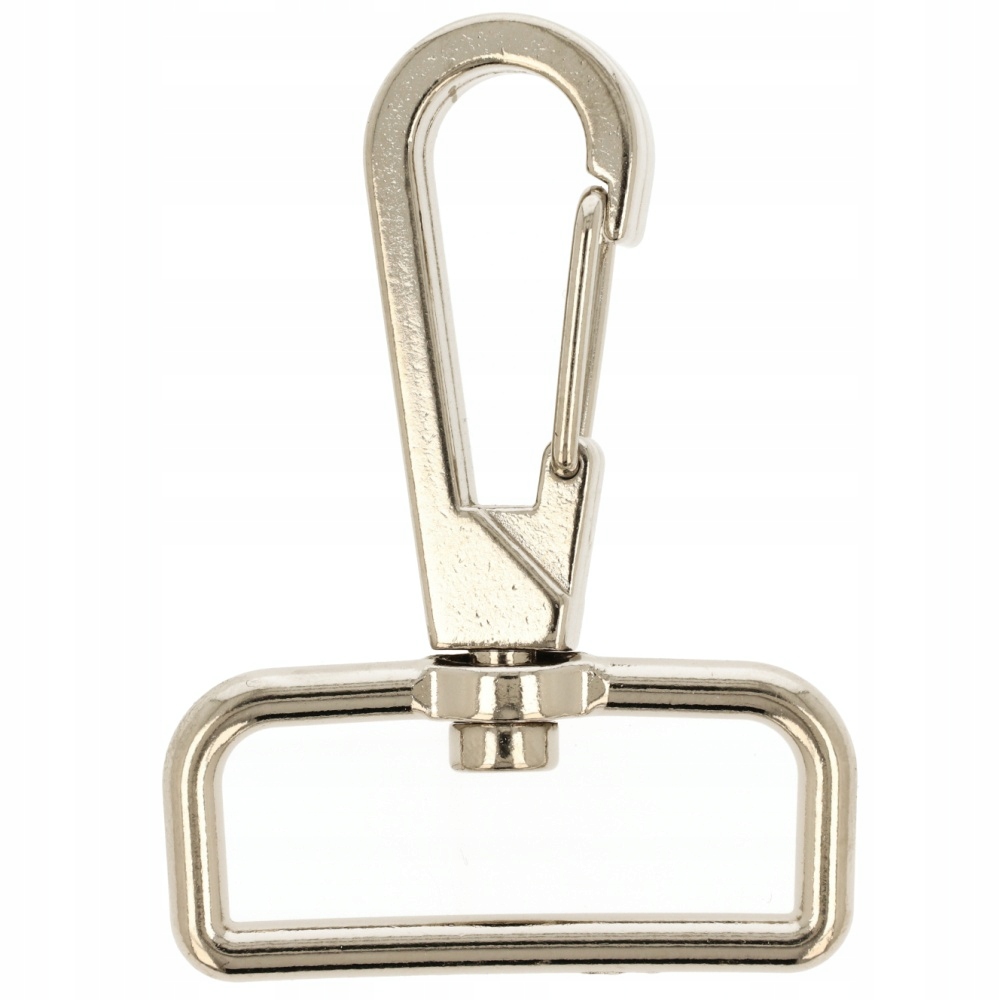 Karabina na Vodítko 38mm x 66mm Karabina Zapínání Stříbrná 10 Ks Made Eu