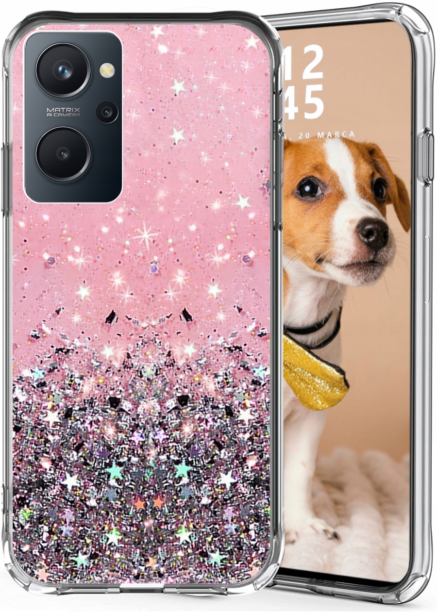 

Case Etui Brokat 2x Szkło Do Oppo A96 4G