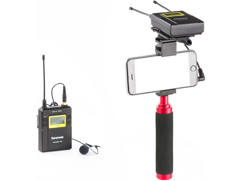 Držák selfie tyče Saramonic červený