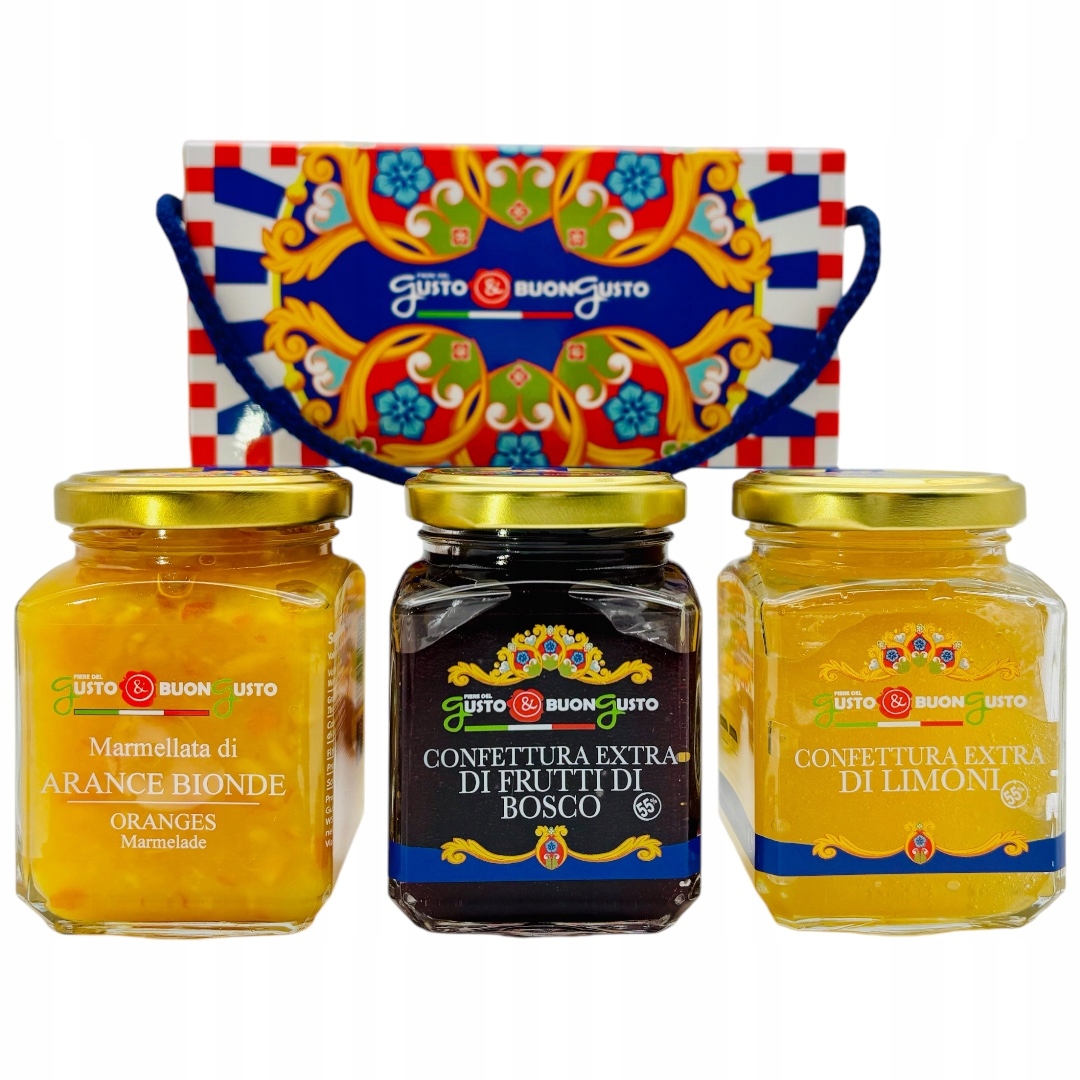 Levně Sada – 3 x Zavařeniny – přímo z Itálie!